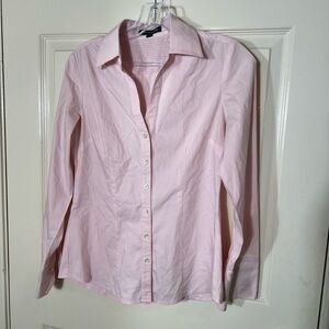 Express Blouse with Pink and White Stripes